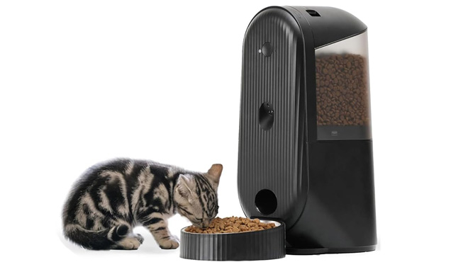 2 in 1 Automatic Pet Feeders with Camera and Audio