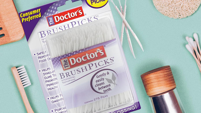 275 Count The Doctors BrushPicks Interdental Toothpicks