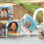 2x2 Acrylic Photo Blocks on a Table