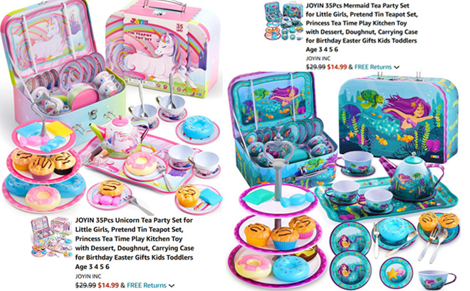 35 Piece Tea Sets