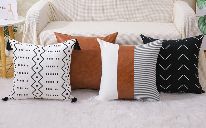 4 Pack Pillow Covers