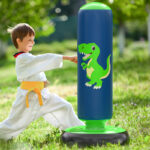 48 Inch Stable Inflatable Dinosaur Boxing Bag for Kids