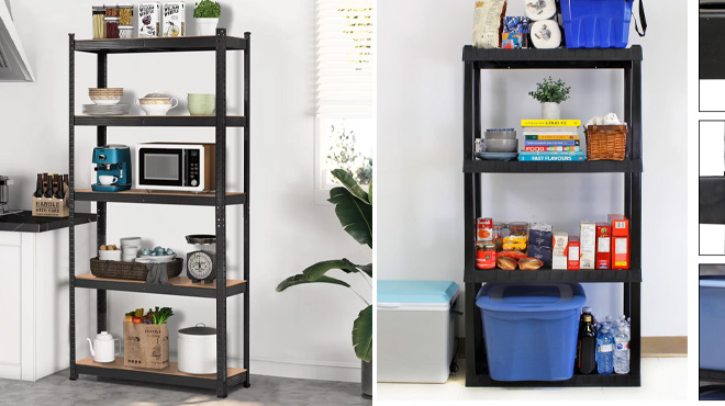 5 Tiers Adjustable Storage Shelf and