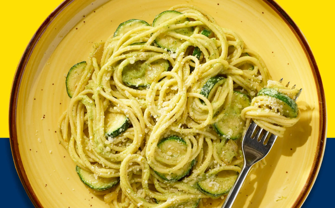 A Barilla Protein Spaghetti Pasta Dish