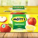 A Box of Motts Applesauce on a Table