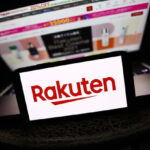 A Laptop and a Phone with Rakuten on the Background