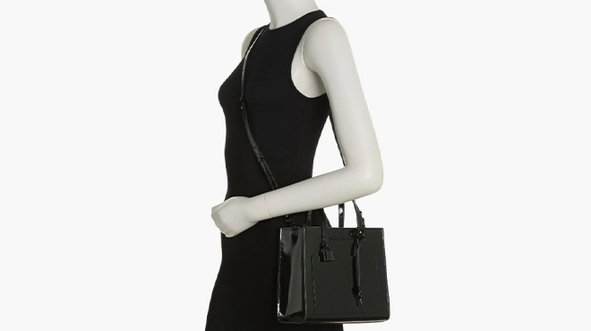 A Mannequin Wearing Marc Jacobs Mini Grind Tote Bag