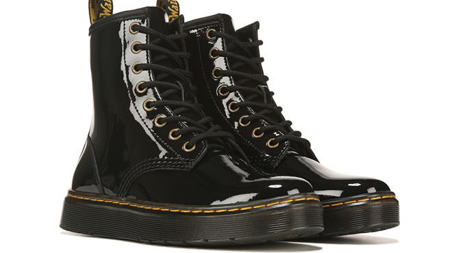 A Pair of Dr Martens Zavala Combat Boots