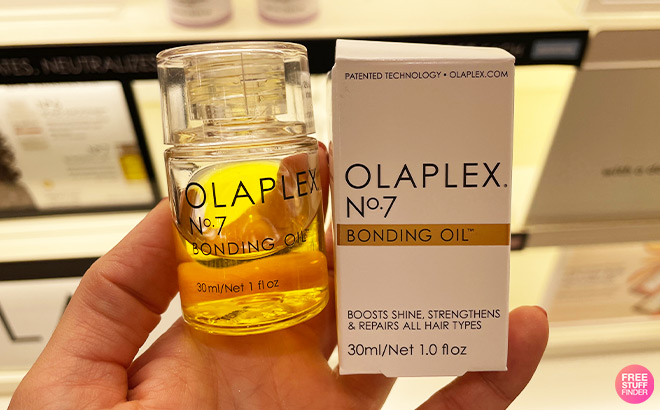 A Person Holding Olaplex Bonding Oil