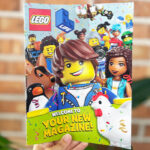 A Person Holding a LEGO Magazine 1