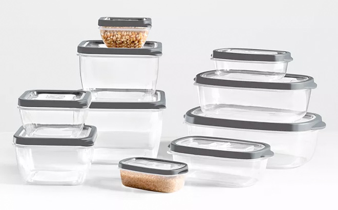 ART COOK 20 Pc Vented Plastic Food Storage Set