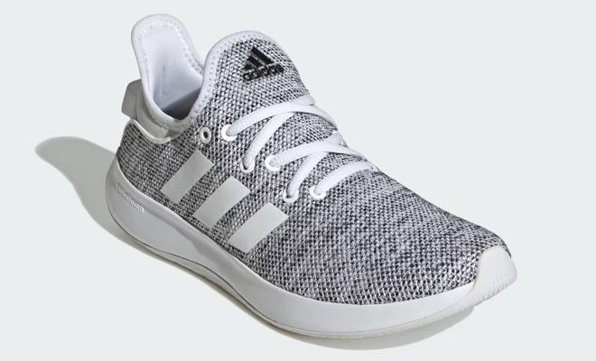 Adidas Cloudfoam Pure Womens Shoes in White and Gray