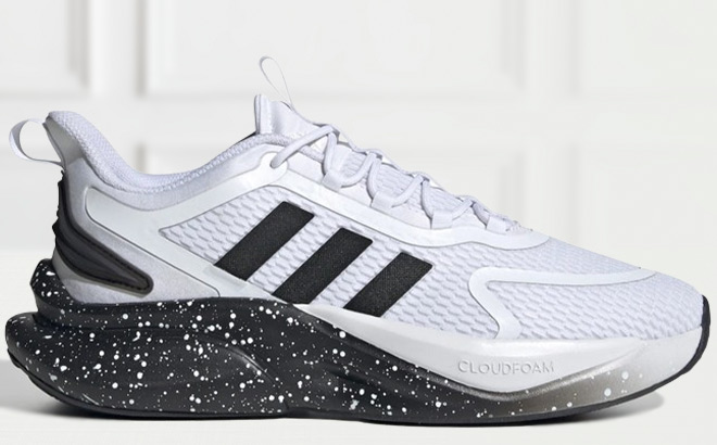 Adidas Mens Alphaboost Sneaker on the Table