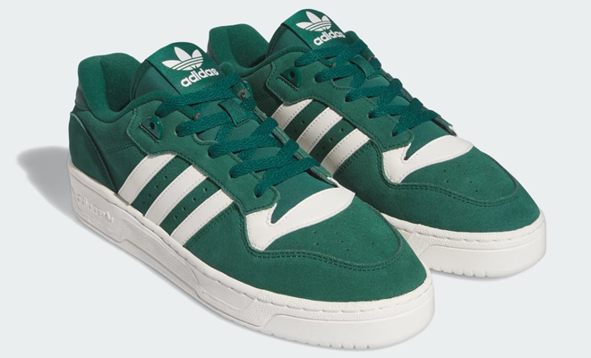 Adidas Mens Rivalry Low Shoes in Green