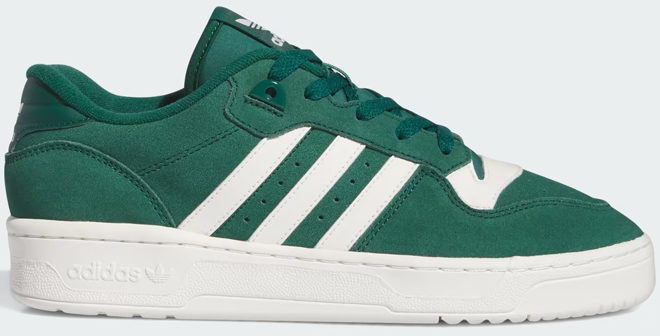 Adidas Mens Rivalry Low Shoes in the Color Green