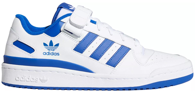 Adidas Originals Mens Forum Shoes in Blue and White