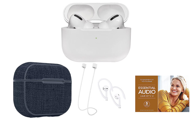 Apple AirPods Pro 2nd Gen with USB C MagSafe Charging Case Bundle
