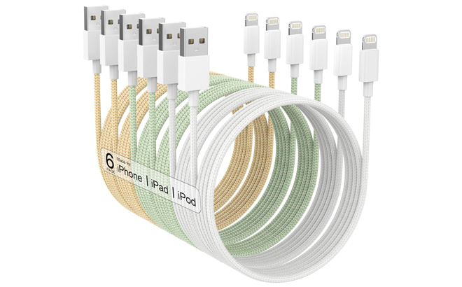 Apple MFi Certified iPhone Charger Fast Charging Long Lightning Cable iPhone Charger