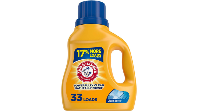 Arm Hammer 33 Loads Liquid Laundry Detergent Soap Clean Burst Fresh