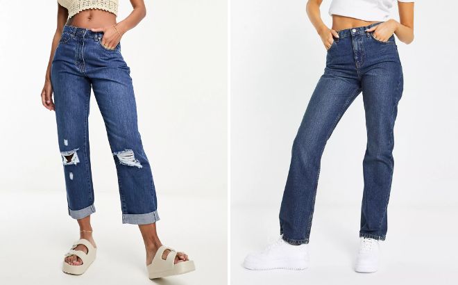 Asos Parisian Boyfriend Jeans and 90s Straight Jeans