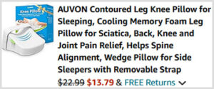 Auvon Contoured Knee Pillow Screenshot