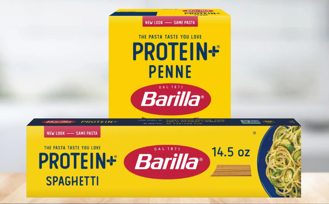 Barilla Protein Penne and Spaghetti Pasta