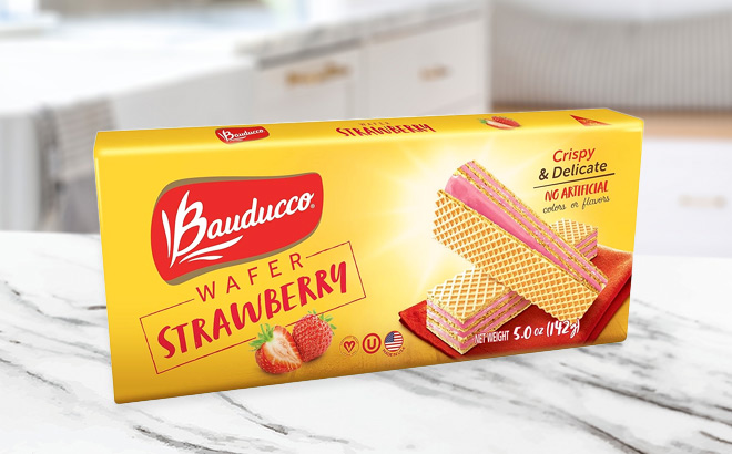 Bauducco Strawberry Crispy Wafers