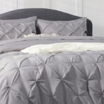 Bedsure Queen Comforter Set in Grey