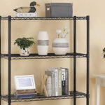 BestOffice 4 Shelf Wire Shelving Unit