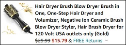 Blow Dryer Brush Checkout