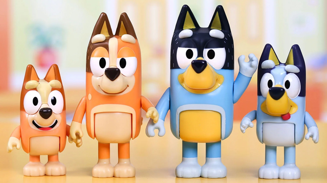 Bluey Family New Expression Figure 4 pk