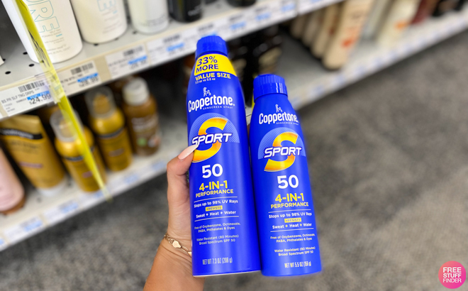 CVS Coppertone Sport 50 4 In 1 Performance Sunscreen Spray 1d 2022 6 27