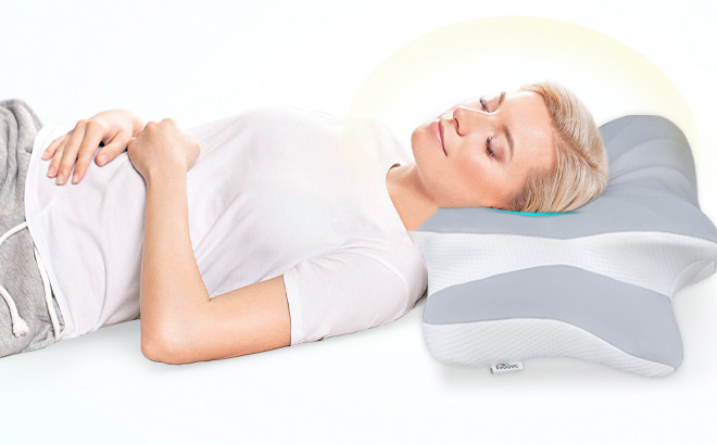 Cervical Contour Pillow for Neck Shoulder and Back Pain Relief