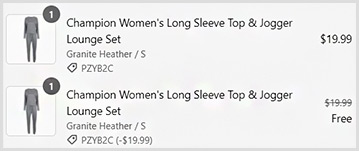 Champion Womens Lounge Sets Screenshot