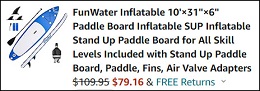 Checkout Inflatable Paddle Board