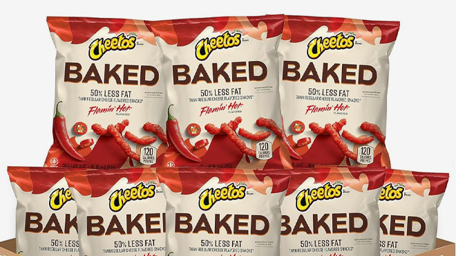 Cheetos Baked Crunchy Flamin Hot