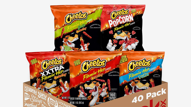 Cheetos Flamin Hot Variety Pack 40 Pack