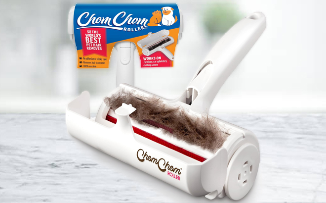 Chom Chom Roller Pet Hair Remover and Reusable Lint Roller