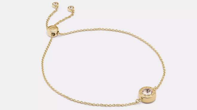 Coach Outlet Open Circle Slider Bracelet