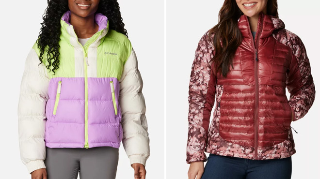 Columbia Women's Pike Lake II Cropped Jacket and Labyrinth Loop Insulated Hooded Jacket