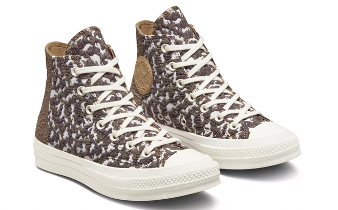 Converse Chuck 70 Hi Desert Camo sneakers in brown