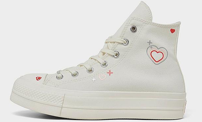 Converse Chuck Taylor All Star Lift Platform Leather Hike High Top Casual Womens Shoes