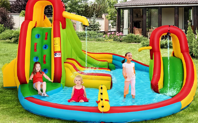 Costway Inflatable Water Park