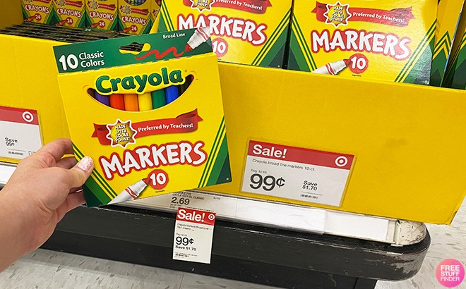 Crayola Broadline Markers 10 Count