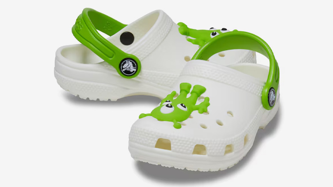 Crocs Kids Classic Glow Alien Clogs