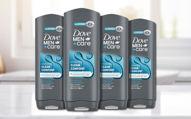 Dove Men 4-Count Body Wash $6.81 Shipped at Amazon | Free Stuff Finder