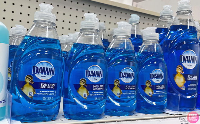 Dawn Ultra Dishwashing Liquid Dish Soaps in shelf