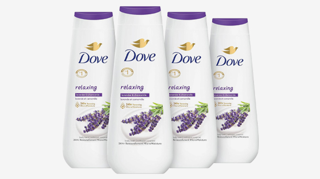 Dove Body Wash 4 Packs