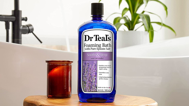 Dr Teals 34 Ounce Foaming Bath Lavender