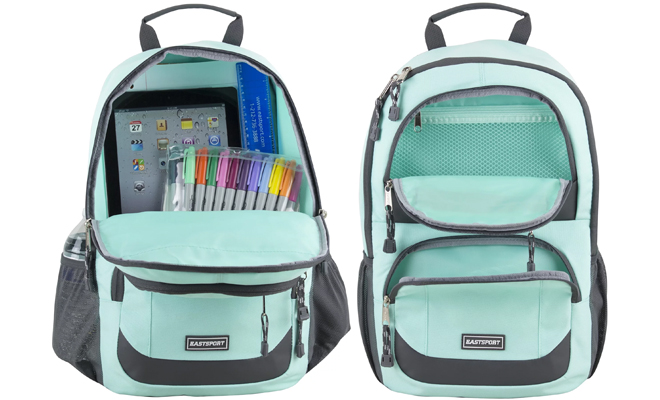 Eastsport Unisex Commuter Tech Backpack in Mint